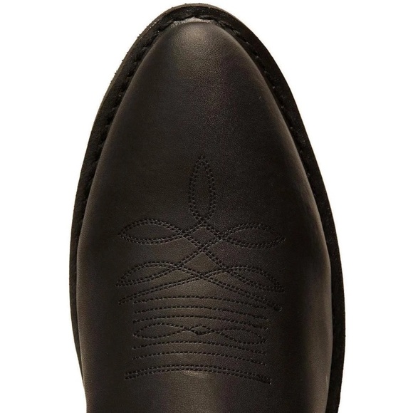 Jb1104 Justin Men's Black Cow Western Cowboy Boot.   Size 9EE - Picture 2 of 10